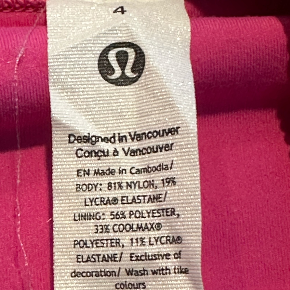 Lululemon Athletica Vibrant Pink Cropped Jacket - Picture 5 of 6